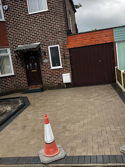 Block paved drive